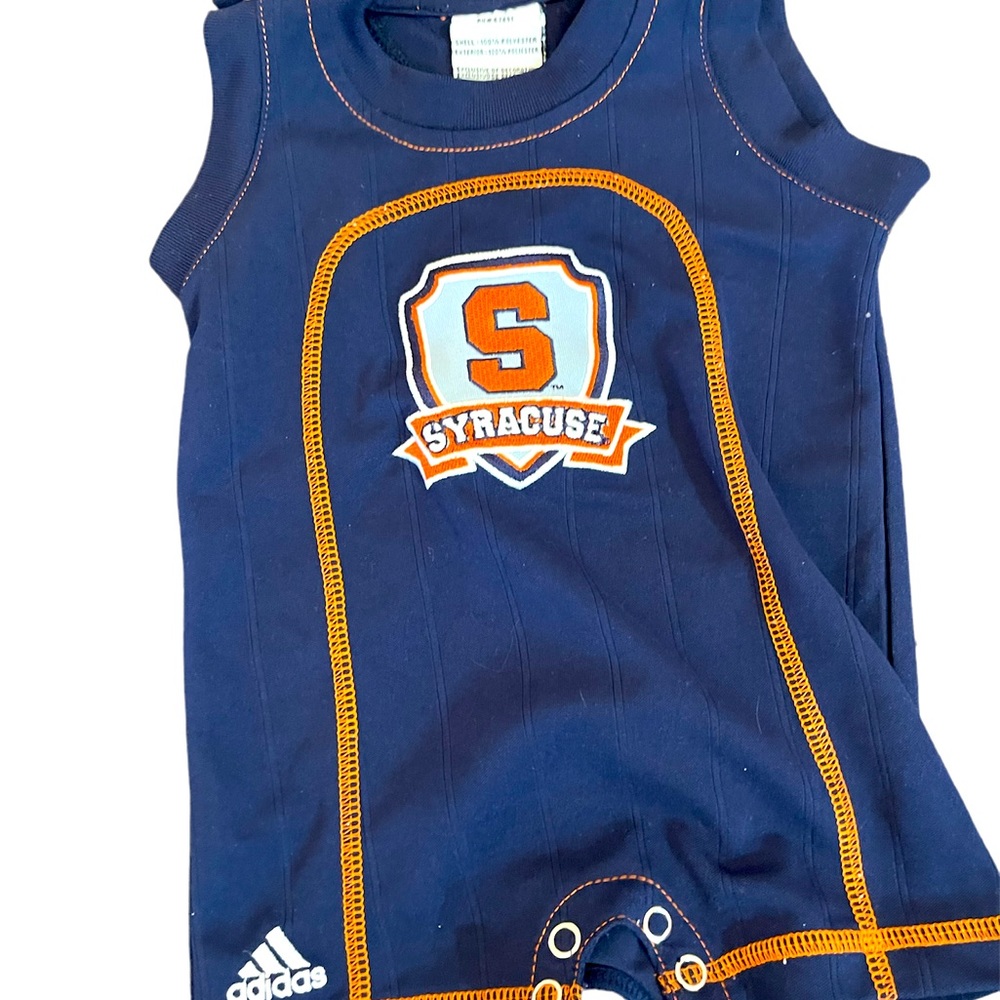 Boys Adidas 3-6 month one piece Syracuse team